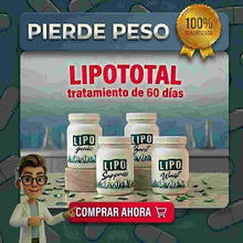 Cargar imagen en el visor de la galería, KIT REDUCTOR LIPOTOTAL (2 meses) - Lipo En Pastillas