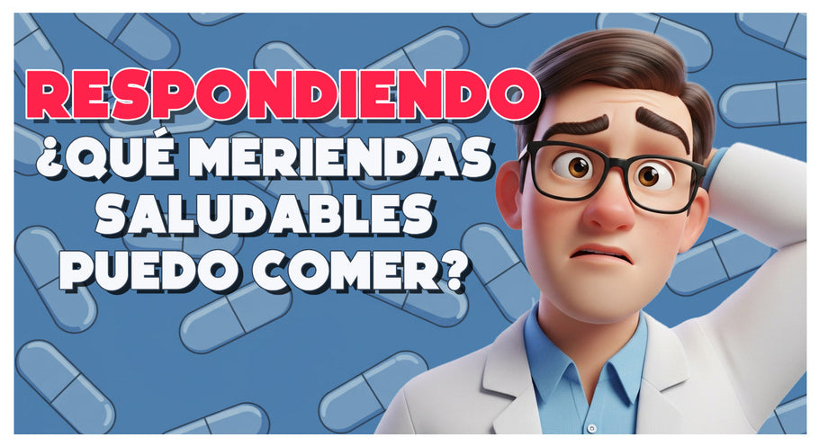 ¿Qué meriendas saludables puedo comer?